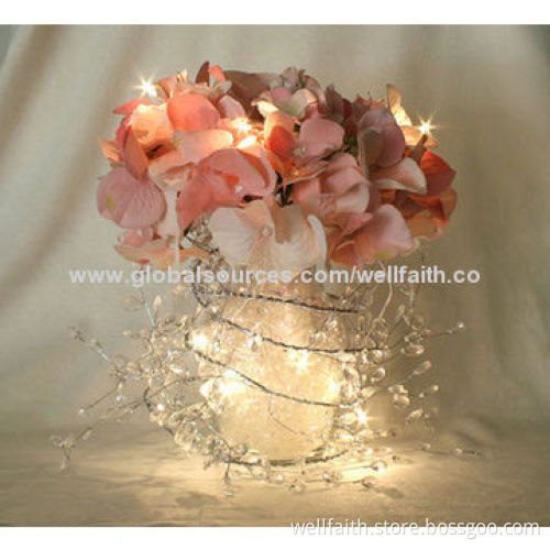 12V waterproof 5mm LED fairy string lights, RGB, with free samples
